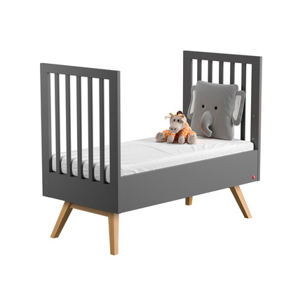 Lit transformable 70X140 Nature Baby Graphite/Bois VOX - 2