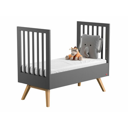 Lit transformable 70X140 Nature Baby Graphite/Bois VOX - 2