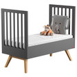Lit transformable 70X140 Nature Baby Graphite/Bois VOX - 2