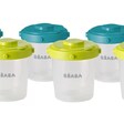 Lot de 6 portions clip 2ème âge 200ml BEABA