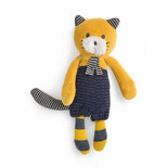 MOULIN ROTY Miniature chat moutarde Lulu Les Moustaches