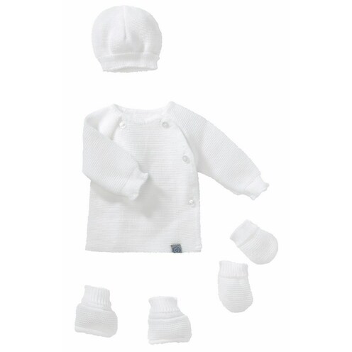 Brassière maille blanc naissance BEBE9 CREATION, Vente en ligne de  Vêtements bébé