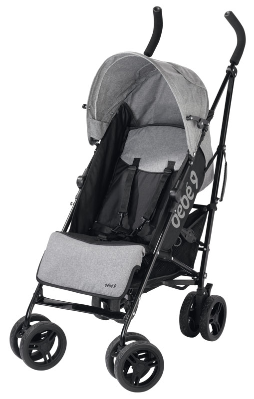 Poussette Canne Baya 2 Gris Chine Noir Bebe9 Reference