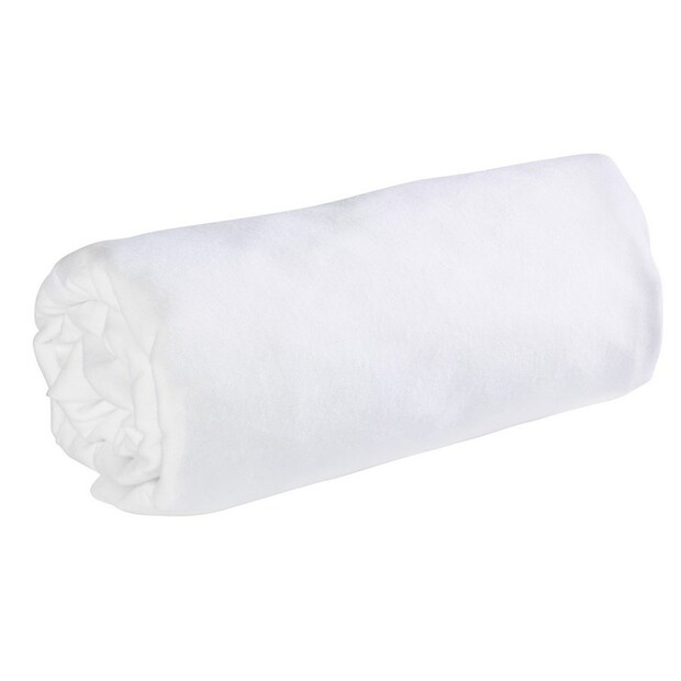 Drap-housse jersey 50x90 cm blanc