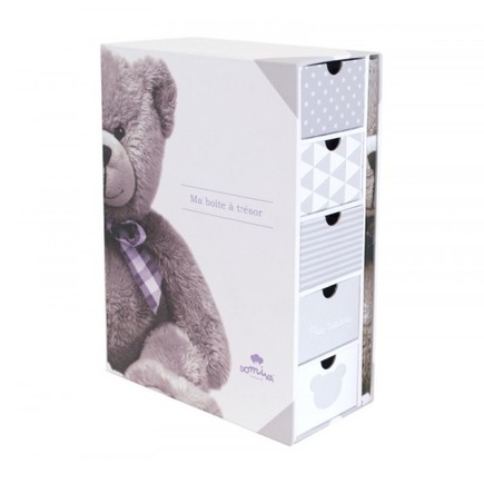 Boite à trésor + Livre de naissance Little Bear DOMIVA - 2