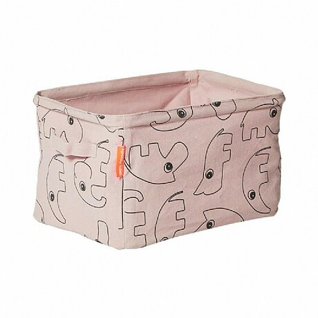 Paniere De Rangement Rose Reversible Vente En Ligne De Chambre Bebe Bebe9