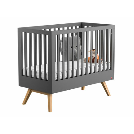 Lit transformable 70X140 Nature Baby Graphite/Bois VOX