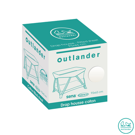 Drap Housse 95 x 65 cm Blanc OUTLANDER