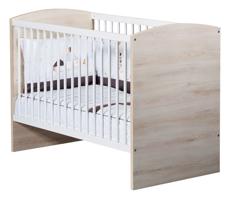 Lit Bebe 60x1 Cm Vintage Hetre Cendre Vente En Ligne De Chambre Bebe Bebe9