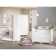 Chambre Lit 140x70 commode armoire LOFT Blanc SAUTHON