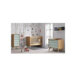 Façades de tiroirs bois/vert pour commode Vox