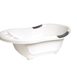 Baignoire 0-6 mois blanche + pied tuyau évacuation DBB - 3