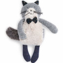 Miniature chat gris clair Fernand Les Moustaches MOULIN ROTY