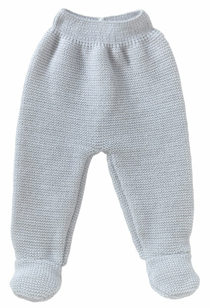 Pantalon avec pieds maille gris naissance BEBE9 CREATION