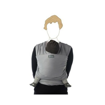 Écharpe de Portage Tricot-slen Organic Silver BABYLONIA