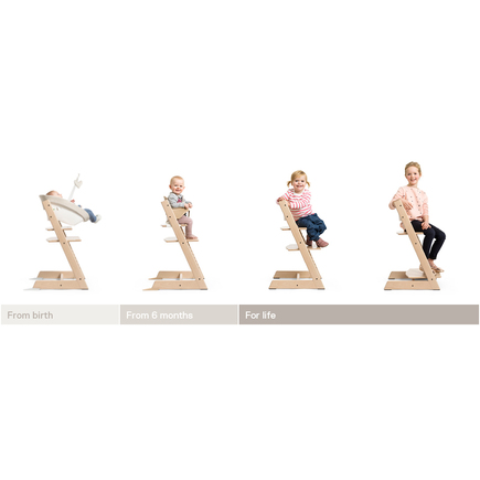 Chaise TRIPP TRAPP STOKKE Naturel : chaise évolutive sur Bébé 9