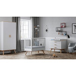 Chambre NAUTIS lit 70x140 commode armoire blanc