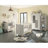 Chambre Lit 70x140 + commode + armoire CHARLY