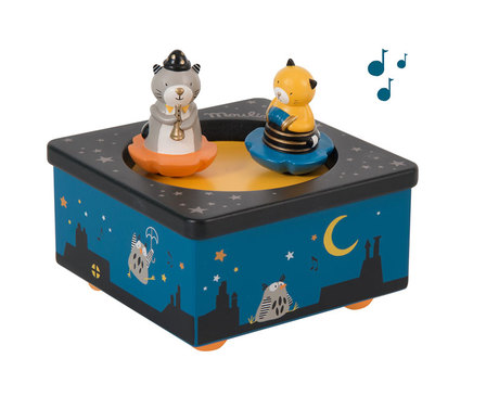 Boite A Musique Les Moustaches Vente En Ligne De Eveil Bebe Bebe9