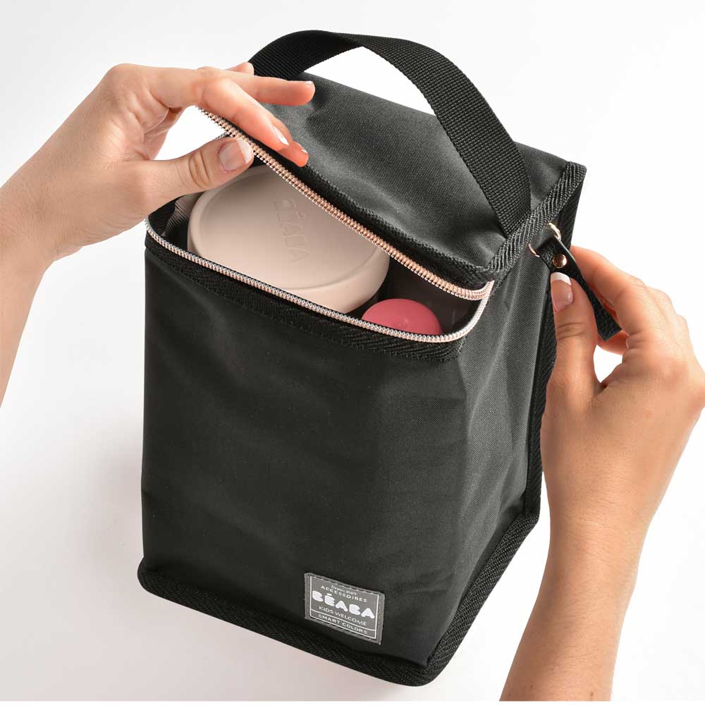 Pochette Repas Isotherme Noir Rose Vente En Ligne De Repas Bebe9 Pochette Repas Isotherme Noir Rose Vente En Ligne De Repas Bebe9