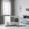 Chambre CONCEPT lit 60x120+commode+armoire Bleu VOX - 4