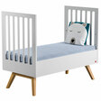 Lit transformable 70X140 Nature Baby Blanc/Bois VOX - 3
