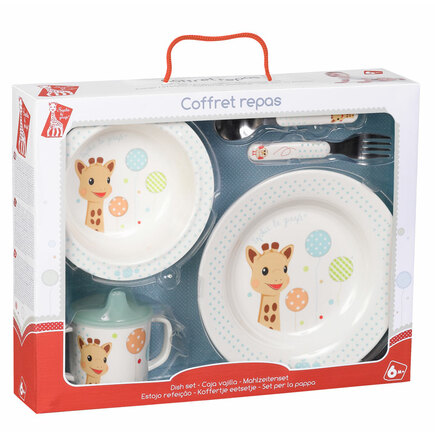 Coffret repas Sophie la girafe Ballons VULLI