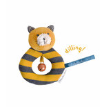 MOULIN ROTY Anneau-hochet chat moutarde Lulu Les Moustaches
