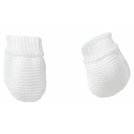 Moufles Maille Blanc Naissance Vente En Ligne De Linge De Lit Bebe Bebe9