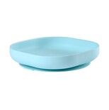 Assiette silicone ventouse light blue