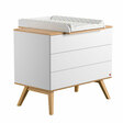 Commode Nature Baby Blanc/Bois VOX - 2