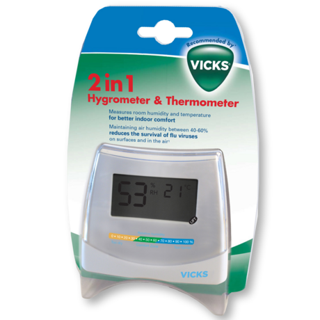 Hygromètre / thermomètre 2 en 1 VICKS
