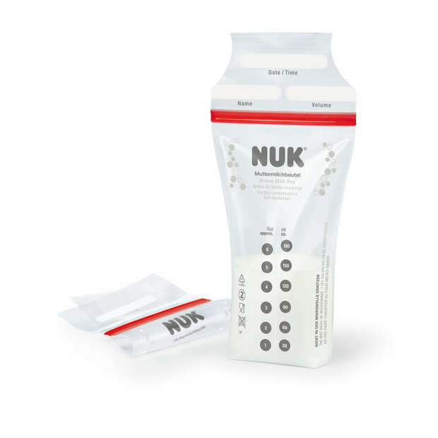 25 Sachets de Conservation Lait Maternel NUK