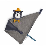 Doudou chat gris Alphonse Les Moustaches