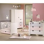 Chambre TRIO lit 70x140 commode+armoire CITY GIRL