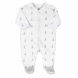 Pyjama Y coton Sophie La Girafe Blanc Naissance