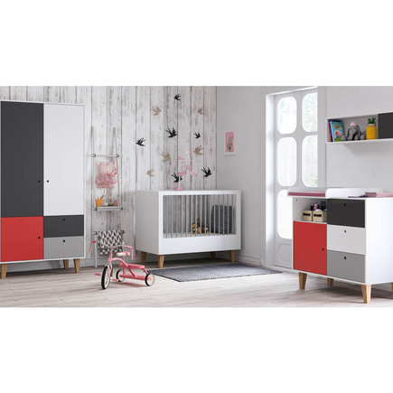 Porte additionnelle rouge chambre Concept VOX - 4