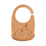 Bavoir silicone DEER FRIENDS Moutarde