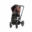 Poussette PRIAM Chrome Black Spring Blossom Dark CYBEX