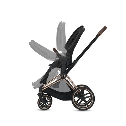 Poussette PRIAM Chrome Black Spring Blossom Dark CYBEX - 6