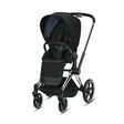 Poussette PRIAM Chrome Black Deep Black CYBEX