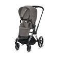 Poussette PRIAM Chrome Black Soho Grey CYBEX