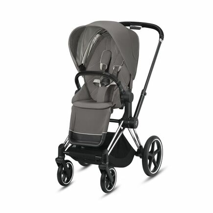 Poussette PRIAM Chrome Black Soho Grey CYBEX