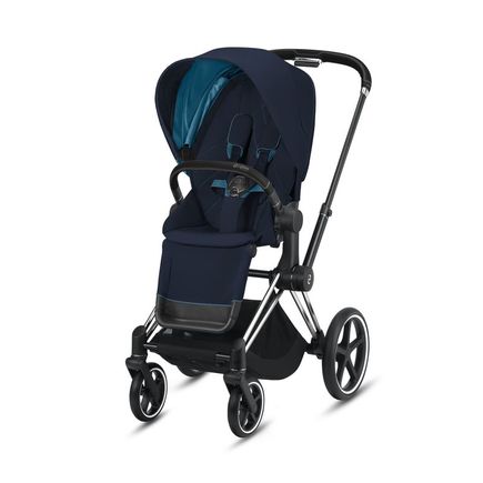 Poussette PRIAM Chrome Black Nautical Blue CYBEX