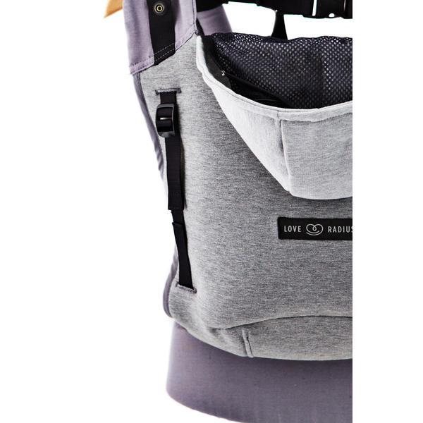 Porte Bebe Hoodie Carrier Gris Flanelle Vente En Ligne De Poussette Bebe9