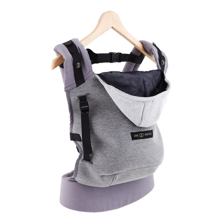 Porte Bebe Hoodie Carrier Gris Flanelle Vente En Ligne De Poussette Bebe9