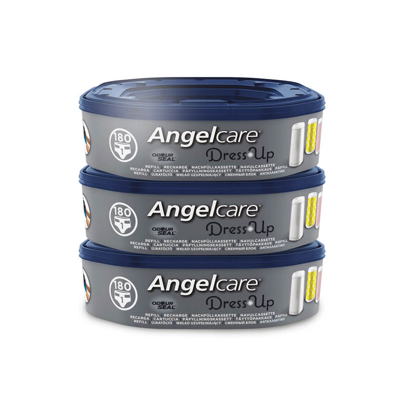 Angelcare® Recharges pour poubelle à couches Dress-Up pack de 12 pour 2160  couches