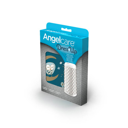 Housse décorative Rio Bleu Angelcare Pack Poubelle à couche Dress up blanche