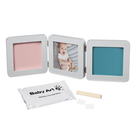 Baby Art Cadre moulage d'empreinte bébé my baby style - double