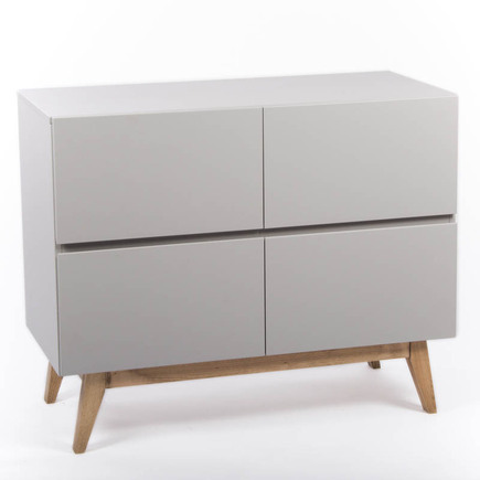 Commode 4 tiroirs TRENDY Griffin Grey QUAX - 4